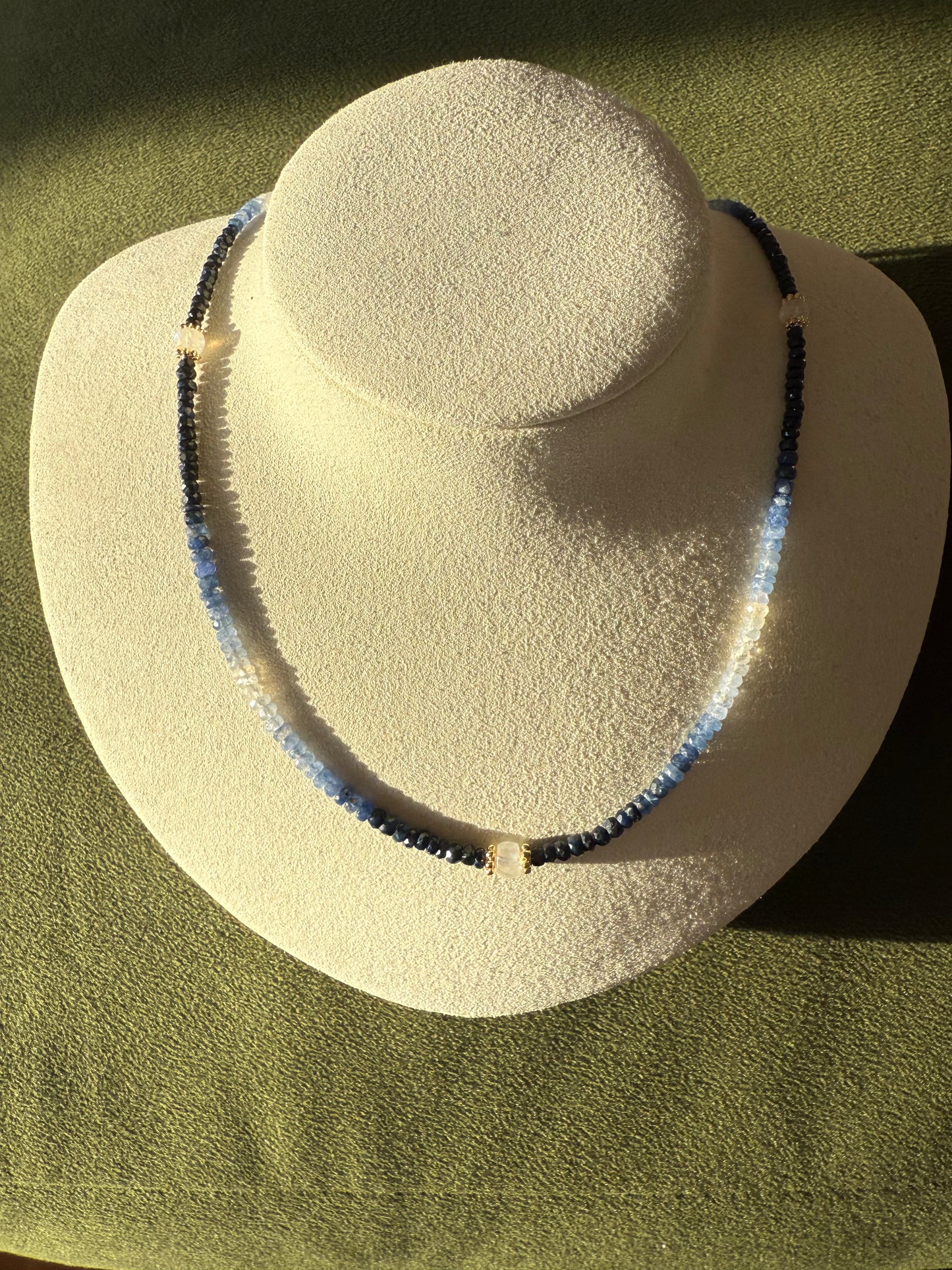 Moonlight - Sapphire and Moonstone