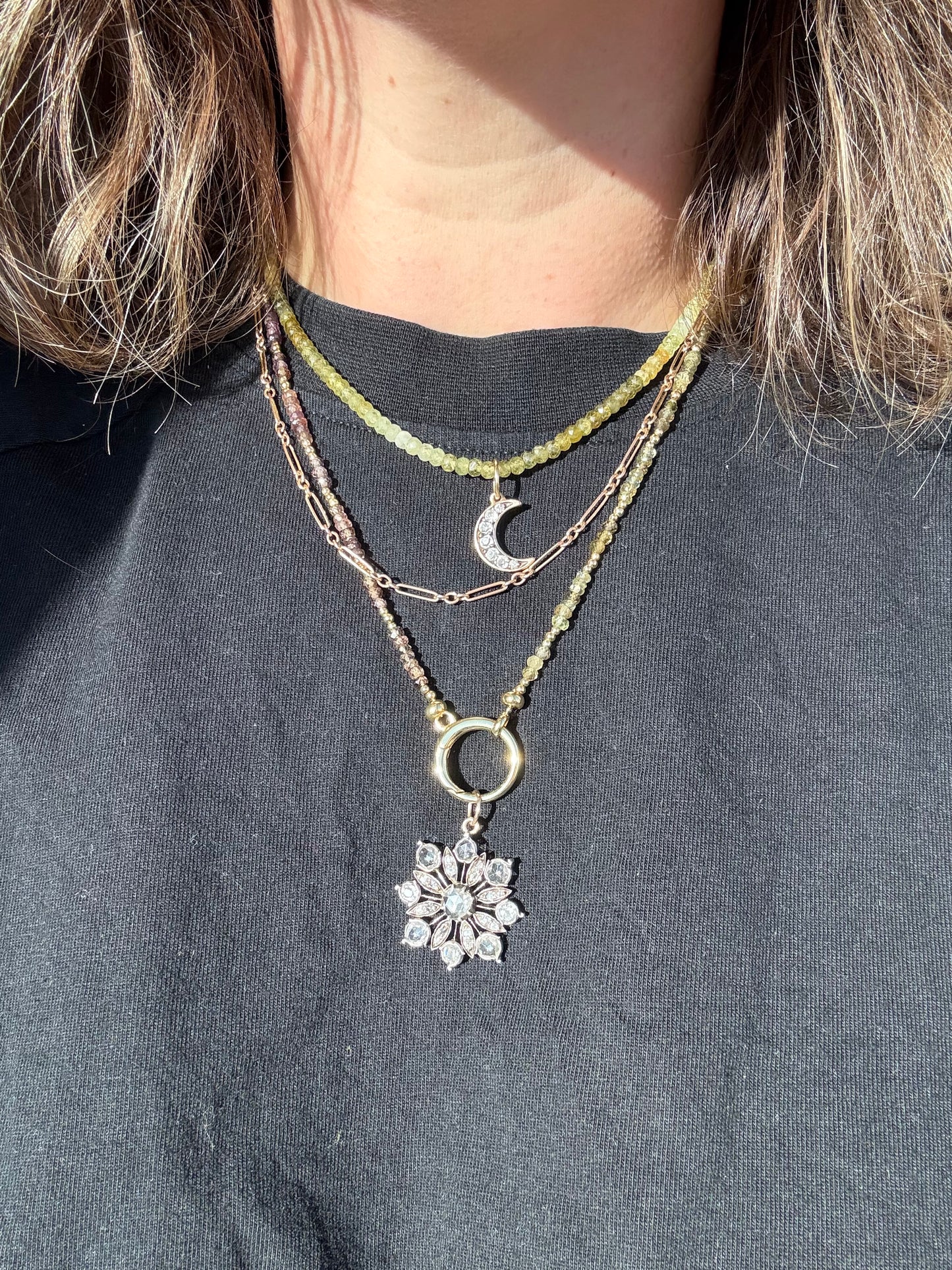 Calluna - Sapphire Ombre Necklace