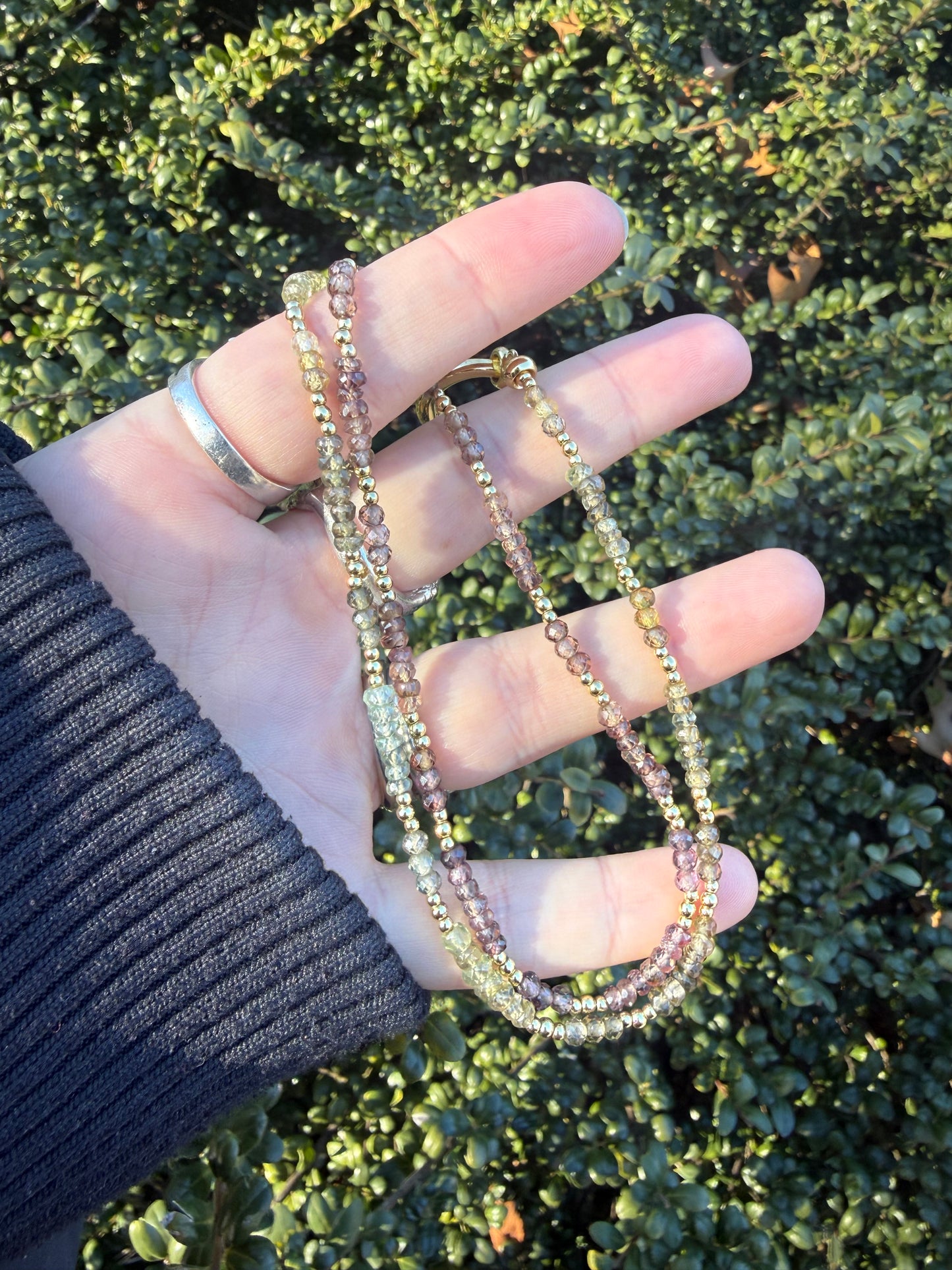 Calluna - Sapphire Ombre Necklace