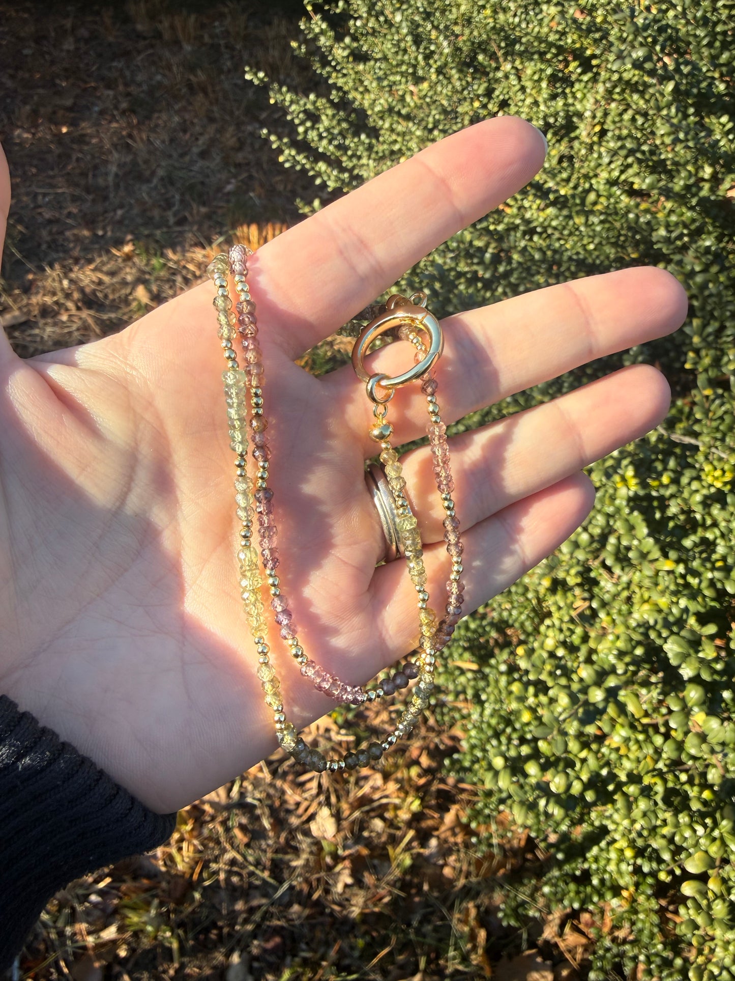 Calluna - Sapphire Ombre Necklace