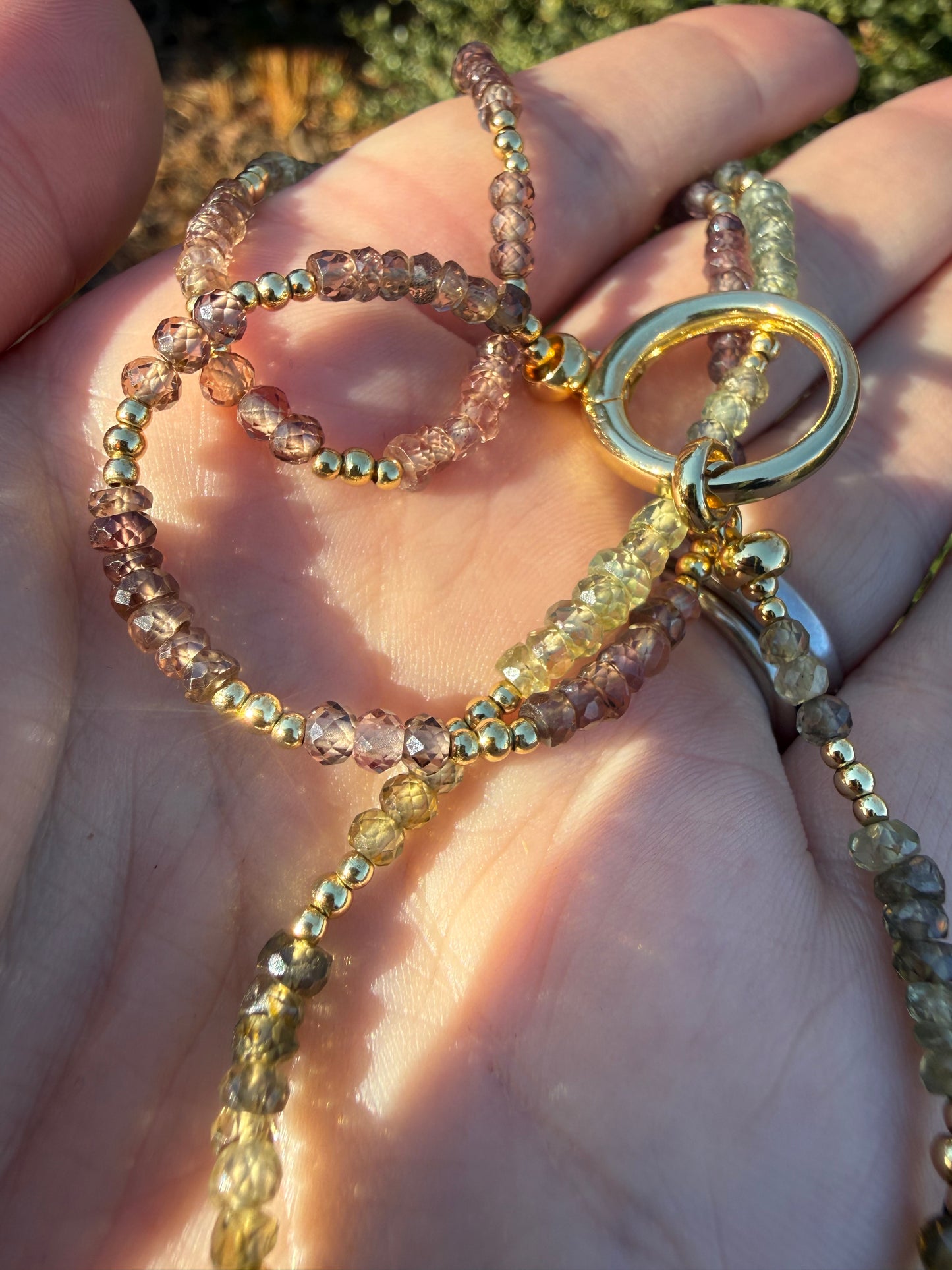 Calluna - Sapphire Ombre Necklace